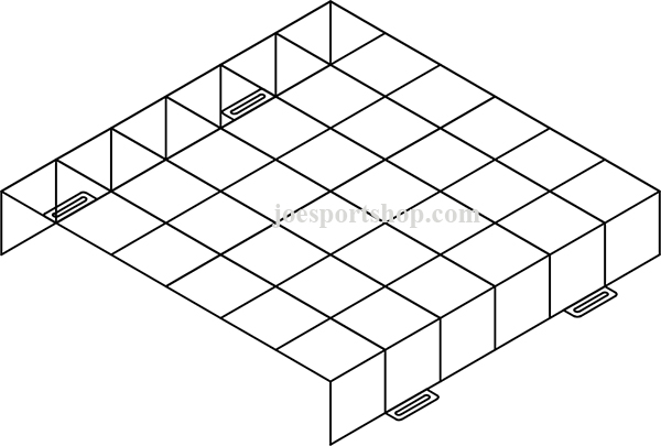 24" x 24" x 4" Cage Section