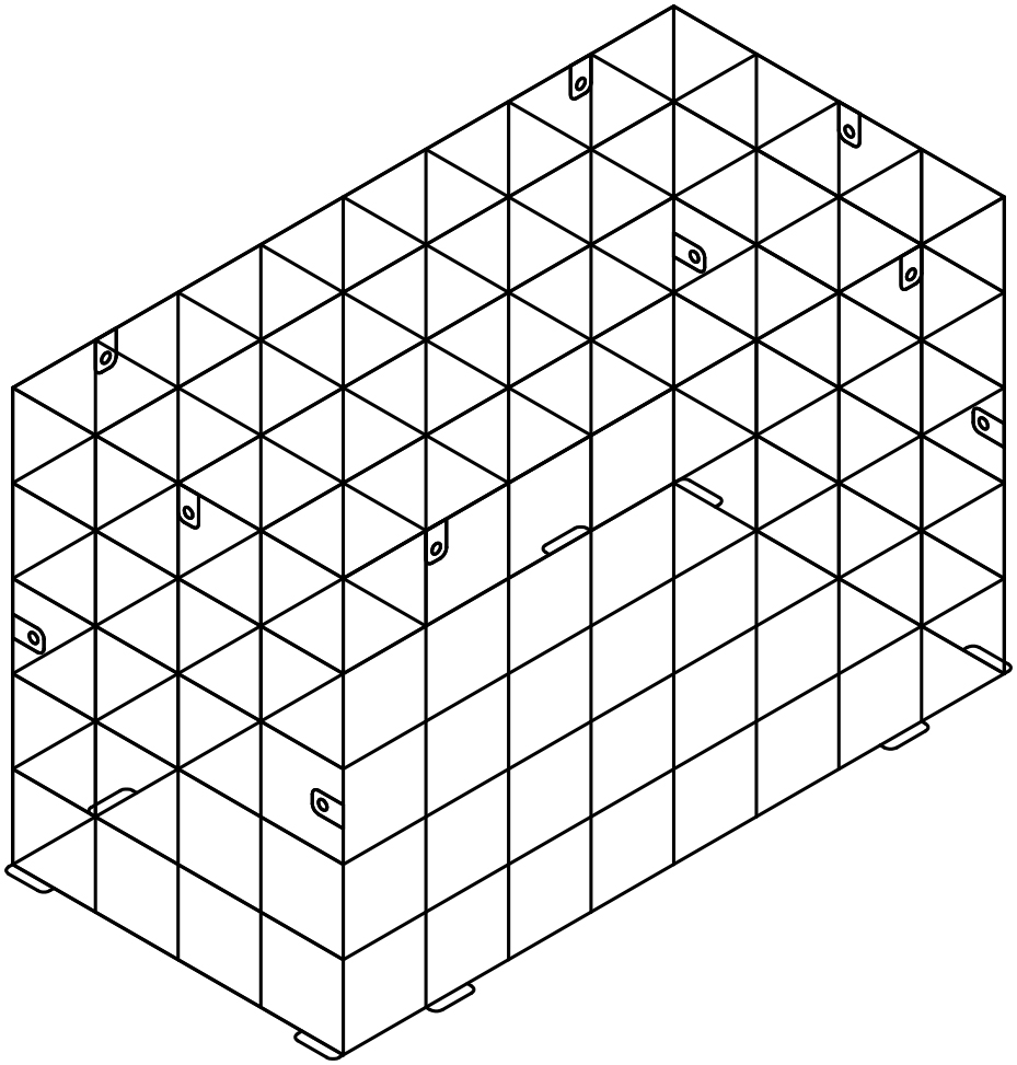 Protective Cage for JBL CBT70J-1 32"H x 16"W x 20"D