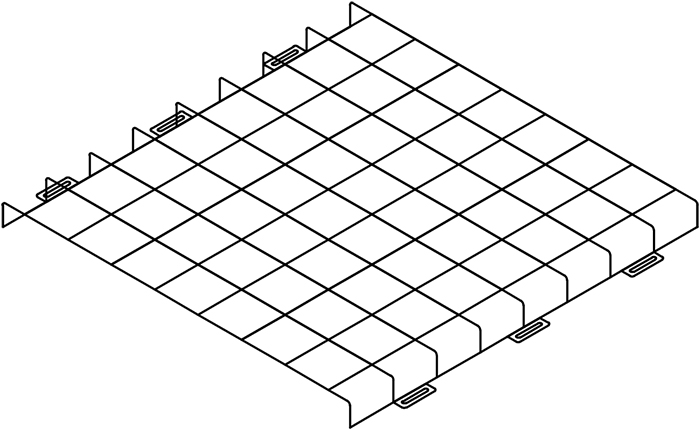 32" x 32" x 2" Cage Section