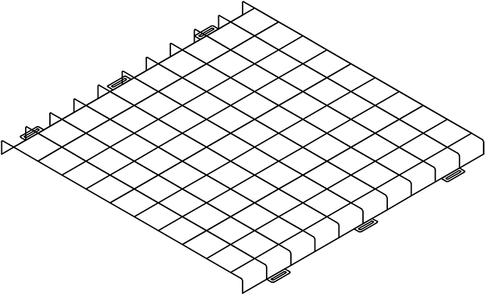 32" x 40" x 2" Cage Section