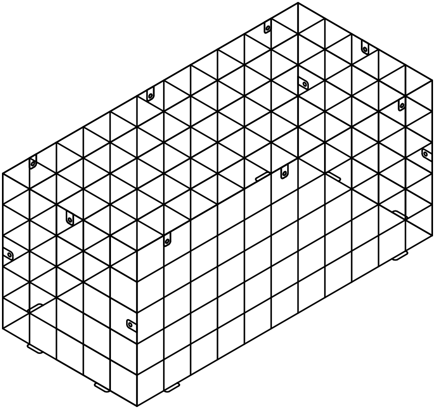 Full Coverage Cage for JBL CBT 1000 Loudspeaker