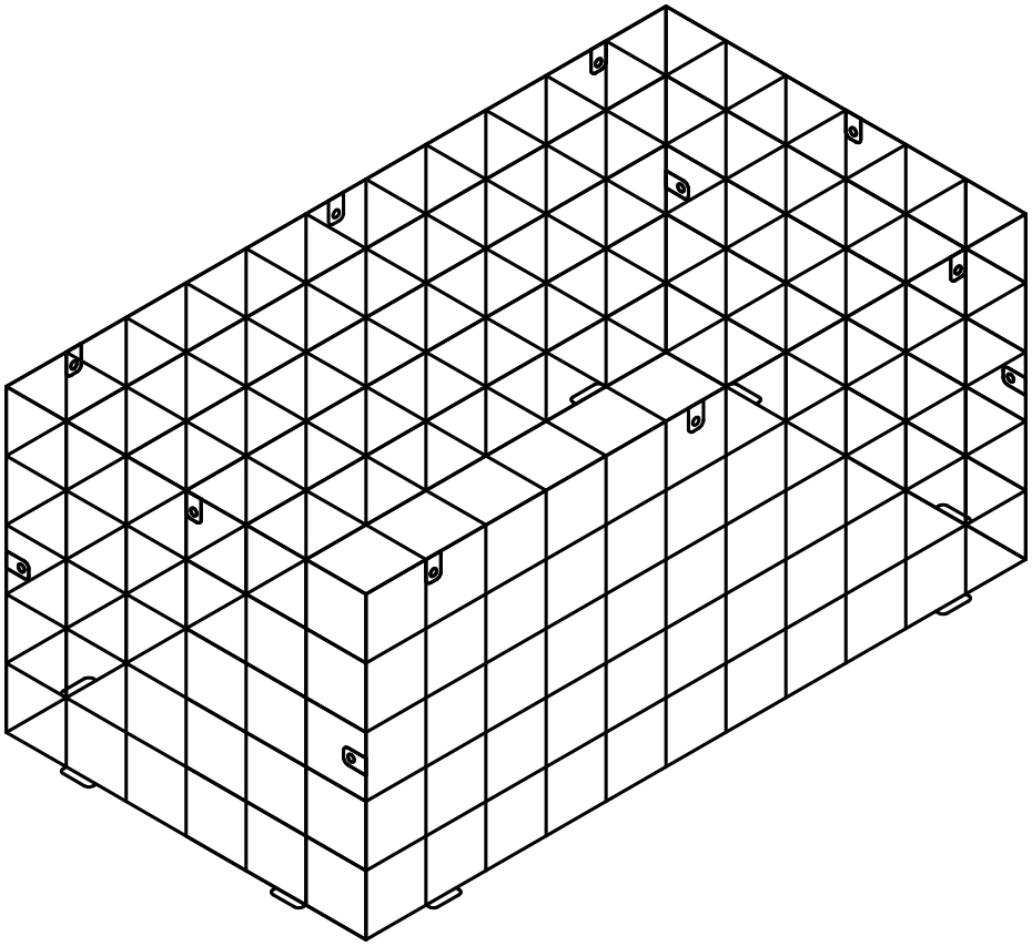 Full Coverage Cage for JBL CBT 1000 Loudspeaker