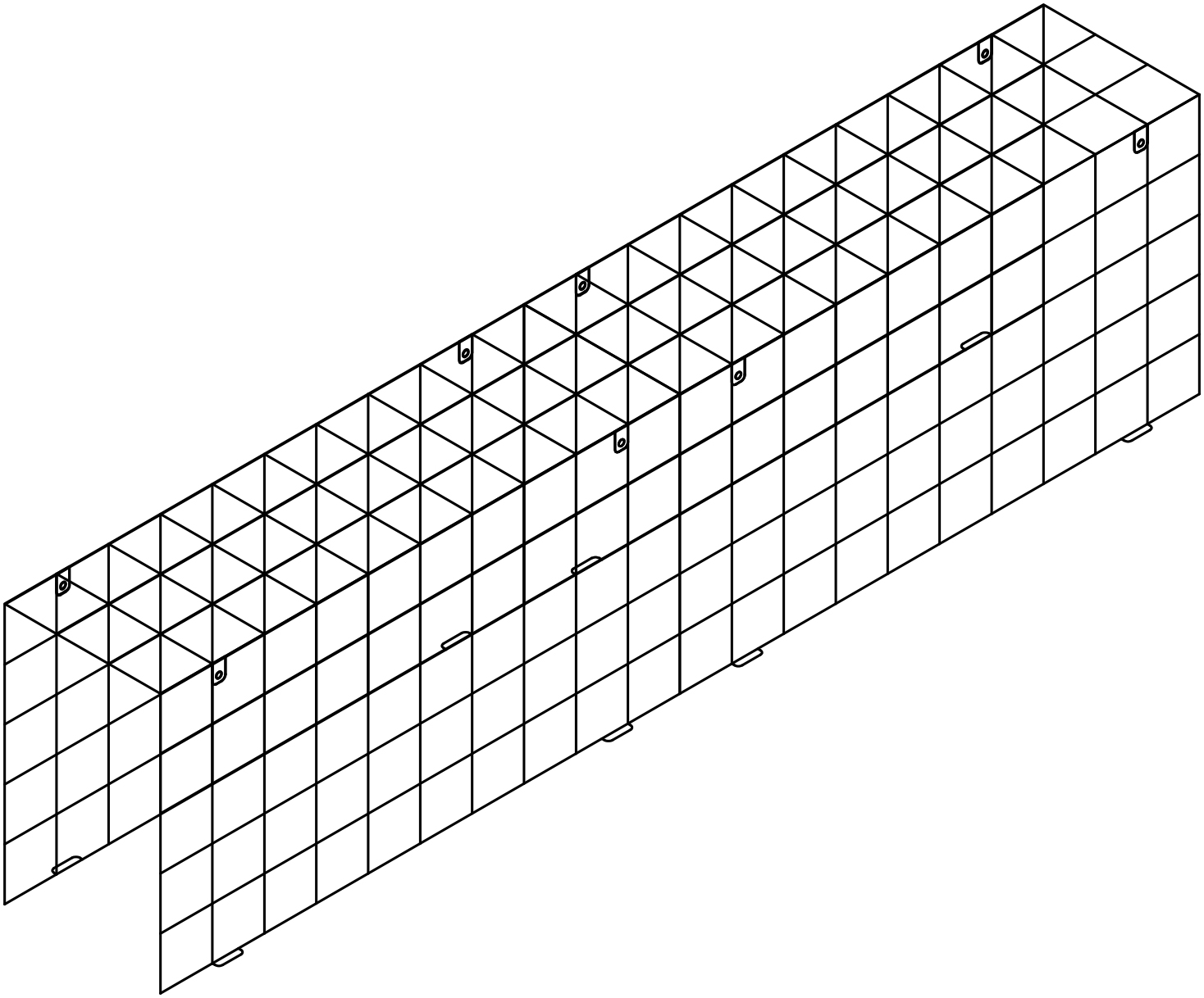 Protective Cage for JBL CBT 1000+CBT 1000E 80"H x 12"W x 20"D