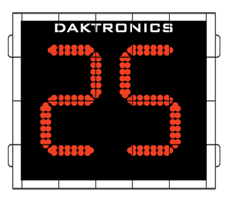 Protective Cage for Daktronics BB-2214 Wall Mounted Shot Clock