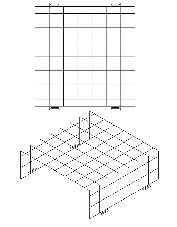 Protective Cage for 26""W x 26"H x 8"D Shot Clock