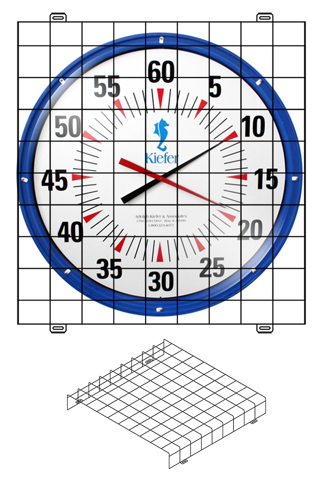 Rectangular Clock Cage 36" x 38" x 5"