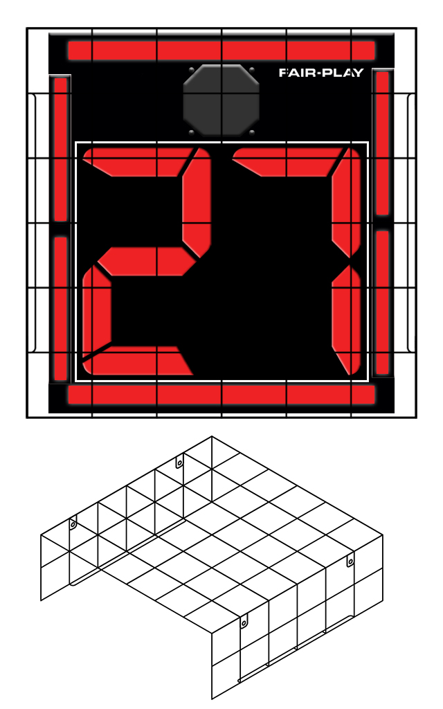 Protective Cage for Fair-Play ST-1408-4 Shot Timer