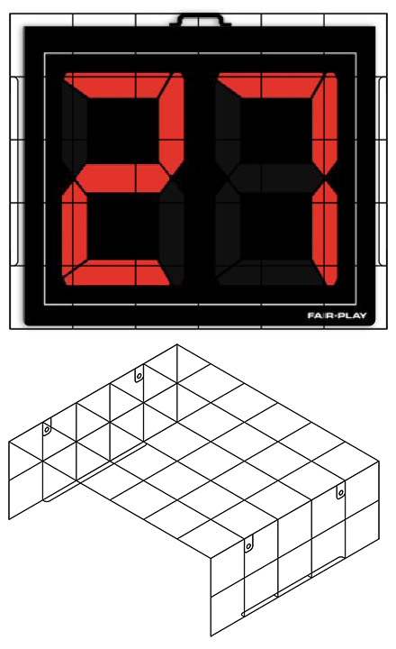 Protective Cage for Fair-Play ST-1405-4 Shot Timer